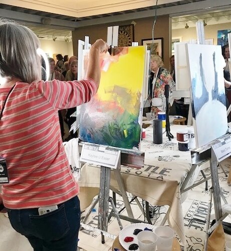 artist at the easel