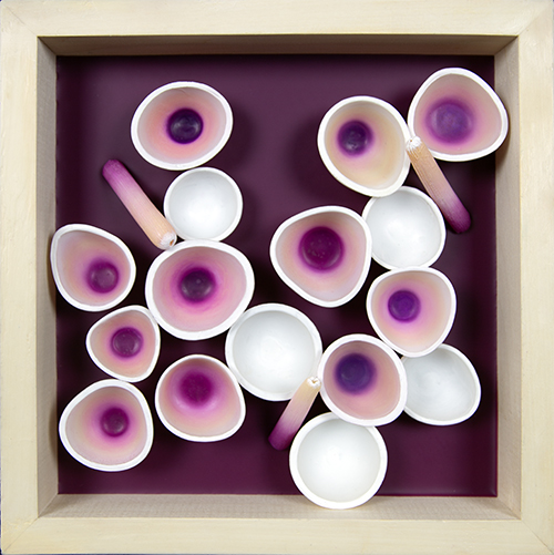 contemporary sculpture of sea urchin
