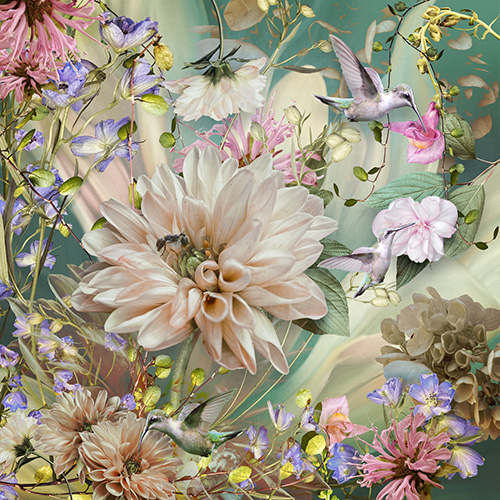 floral photography collage