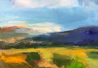 painting of summer in the Southwest by Merrimon Kennedy